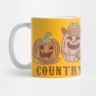 country pumpkin halloween Mug